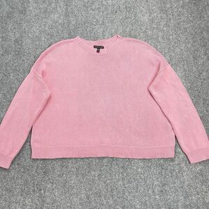 Eileen Fisher Sweater Size Medium Oversized Boxy Organic Cotton Silk Blend